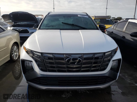 2022 Hyundai Tucson N Line with VIN KM8JF3AE1NU159202, listed as a Copart auction lot 73882714 with 0 mi miles and Salvage Title. Bid and sale history available at carsss.com. Image 5.