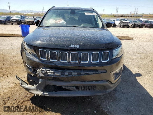 2018 Jeep Compass Latitude z VIN 3C4NJCBBXJT124610, wystawiony jako Copart lot #53507255 z przebiegiem 71 051 mil mil oraz Szkoda całkowita • Salvage title. Historia ofert i sprzedaży dostępna na DreamBid. Obrazek 5.