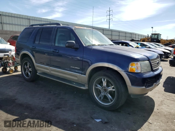 2005 Ford Explorer Eddie Bauer z VIN 1FMDU64K25UA13896, wystawiony jako Copart lot #74834114 z przebiegiem Nie podano mil oraz Czysty tytuł • Clean title. Historia ofert i sprzedaży dostępna na DreamBid. Obrazek 4.