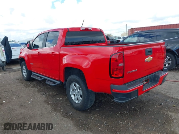 2018 Chevrolet Colorado 2WD Work Truck z VIN 1GCGSBEA1J1256990, wystawiony jako IAAI lot #41654571 z przebiegiem 92 507 mil mil oraz . Historia ofert i sprzedaży dostępna na DreamBid. Obrazek 3.