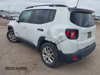 2018 Jeep Renegade Latitude with VIN ZACCJABB2JPH42684, listed as a IAAI auction lot 42130246 with Not Provided miles and . Bid and sale history available at carsss.com. Image 3.
