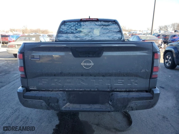 2022 Nissan Frontier S with VIN 1N6ED1EJ9NN675113, listed as a Copart auction lot 42306165 with 91,539 mi miles and Salvage Title. Bid and sale history available at carsss.com. Image 6.