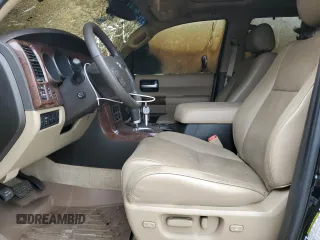 2008 Toyota Sequoia Platinum with VIN 5TDBY67AX8S008893, listed as a Copart auction lot 89132325 with 0 mi miles and Salvage Title. Bid and sale history available at carsss.com. Image 7.