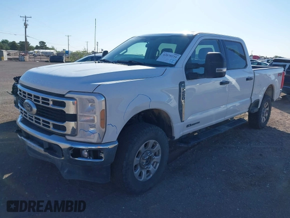 2024 Ford Super Duty F-250 SRW XL with VIN 1FT7W2BTXRED58464, listed as a IAAI auction lot 42070216 with 80,921 mi miles. Bid and sale history available at carsss.com. Image 2.