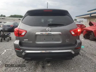 2018 Nissan Pathfinder SV with VIN 5N1DR2MM8JC611020, listed as a Copart auction lot 60131015 with 123,216 mi miles and Salvage title. Bid and sale history available at DreamBid. Image 6.