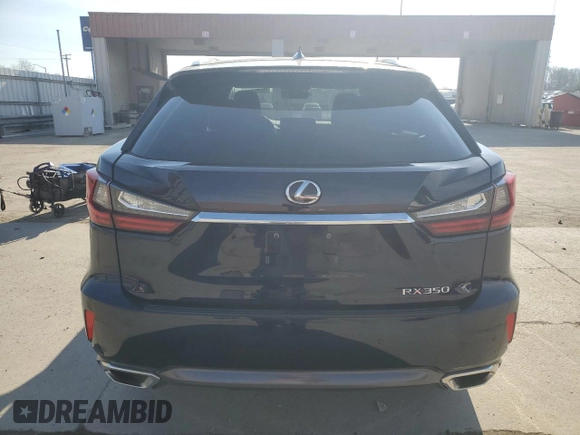 2017 Lexus RX with VIN 2T2BZMCA5HC131903, listed as a Copart auction lot 50309745 with 110,370 mi miles and Salvage Title. Bid and sale history available at carsss.com. Image 6.