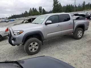 2017 Toyota Tacoma SR5 с VIN 3TMCZ5AN4HM062312, выставлен на аукционе Copart как лот 60307205 с пробегом 81 980 миль миль и Списание • Salvage title. История ставок и продаж доступна на DreamBid. Изображение 1.