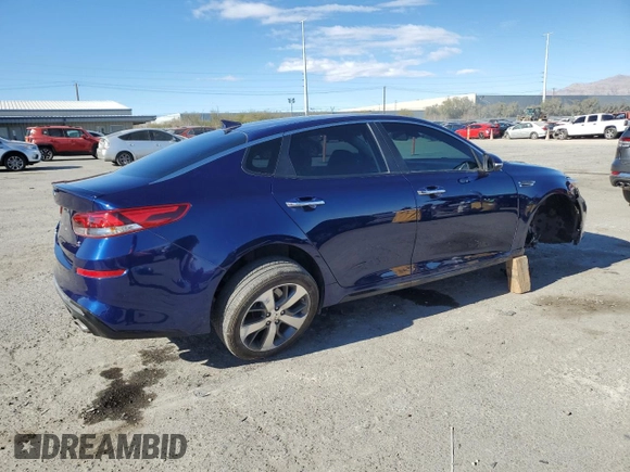2020 Kia Optima LX with VIN 5XXGT4L38LG414245, listed as a Copart auction lot 41625905 with 47,658 mi miles and Salvage Title. Bid and sale history available at carsss.com. Image 3.