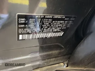 2023 Subaru Ascent Premium with VIN 4S4WMAAD2P3404850, listed as a IAAI auction lot 42785378 with 22,509 mi miles and . Bid and sale history available at DreamBid. Image 3.