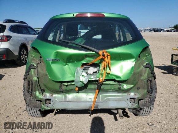 2013 Mazda Mazda2 Sport with VIN JM1DE1KY0D0157951, listed as a Copart auction lot 53934215 with 187,534 mi miles and Salvage Title. Bid and sale history available at carsss.com. Image 6.