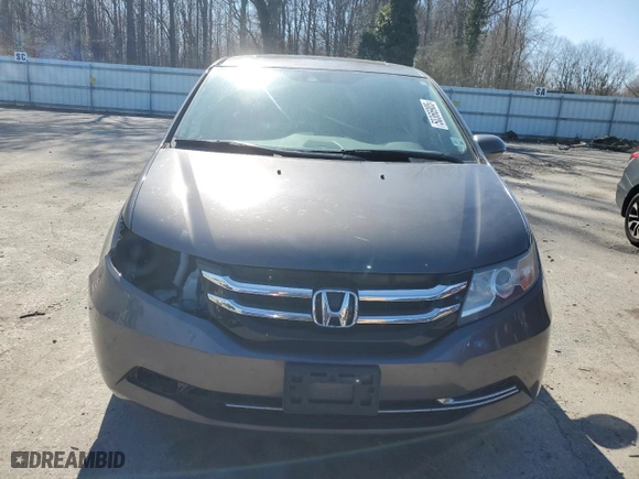 2014 Honda Odyssey EX-L with VIN 5FNRL5H62EB017699, listed as a Copart auction lot 50366905 with 119,957 mi miles and Salvage Title. Bid and sale history available at carsss.com. Image 5.