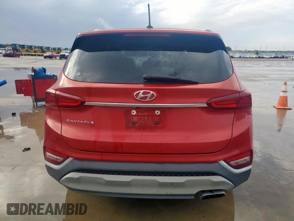 2020 Hyundai Santa Fe SE with VIN 5NMS23AD7LH169071, listed as a Copart auction lot 47725845 with 0 mi miles and Salvage Title. Bid and sale history available at carsss.com. Image 6.