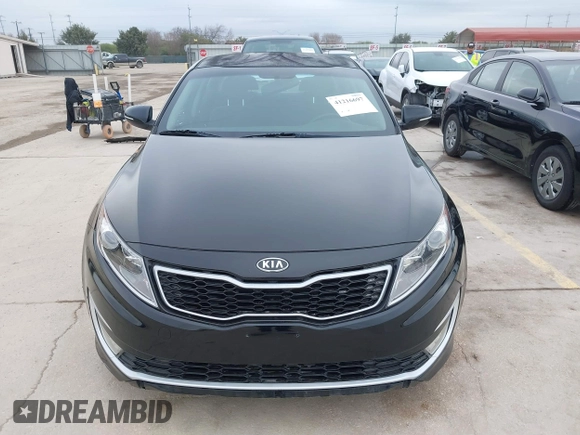 2012 Kia Optima Hybrid with VIN KNAGM4AD8C5021615, listed as a IAAI auction lot 41216697 with 119,153 mi miles. Bid and sale history available at carsss.com. Image 13.
