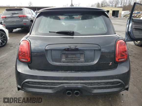 2023 MINI Hardtop Cooper S with VIN WMW53DH03P2T81248, listed as a Copart auction lot 43637175 with 9,565 mi miles and Salvage title. Bid and sale history available at DreamBid. Image 6.