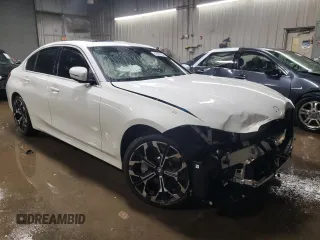 2025 BMW 3 Series 330i xDrive with VIN 3MW89CW03S8F01021, listed as a Copart auction lot 42981935 with 1,965 mi miles and Salvage Title. Bid and sale history available at carsss.com. Image 4.