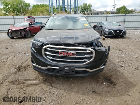 2020 GMC Terrain SLT with VIN 3GKALPEV0LL142076, listed as a Copart auction lot 56719385 with 97,939 mi miles and Salvage title. Bid and sale history available at DreamBid. Image 5.
