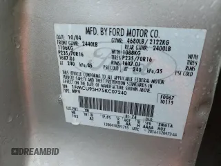 2005 Ford Escape Hybrid z VIN 1FMCU95H75KC07240, wystawiony jako Copart lot #52515925 z przebiegiem 217 237 mil mil oraz Szkoda całkowita • Salvage title. Historia ofert i sprzedaży dostępna na DreamBid. Obrazek 14.