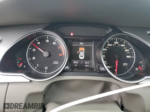 2012 Audi A5 2.0T Premium Plus with VIN WAUJFAFH1CN006030, listed as a Copart auction lot 71754084 with 86,052 mi miles and Salvage Title. Bid and sale history available at carsss.com. Image 9.
