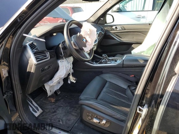 2020 BMW X5 M50i with VIN 5UXJU4C0XLLE46091, listed as a Copart auction lot 44954093 with 39,468 mi miles. Bid and sale history available at carsss.com. Image 7.
