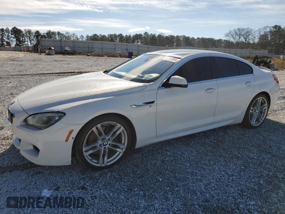2013 BMW 6 Series 650i xDrive with VIN WBA6B4C53DD098522, listed as a Copart auction lot 86896564 with 121,198 mi miles and Salvage Title. Bid and sale history available at carsss.com. Image 1.