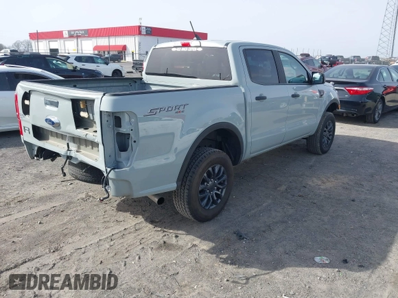 2022 Ford Ranger XL with VIN 1FTER4FH0NLD33949, listed as a IAAI auction lot 41738600 with 30,221 mi miles and . Bid and sale history available at DreamBid. Image 4.