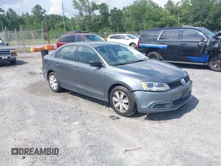 2012 Volkswagen Jetta S with VIN 3VW2K7AJ5CM334283, listed as a IAAI auction lot 42677509 with 161,576 mi miles and . Bid and sale history available at DreamBid. Image 1.