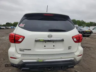 2018 Nissan Pathfinder SV with VIN 5N1DR2MM9JC606201, listed as a Copart auction lot 57344915 with 112,299 mi miles and Salvage title. Bid and sale history available at DreamBid. Image 6.