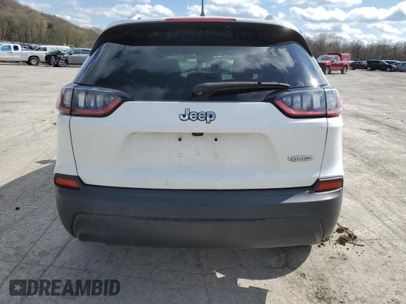 2020 Jeep Cherokee Latitude with VIN 1C4PJLCB4LD653051, listed as a Copart auction lot 53192795 with 114,449 mi miles and Salvage Title. Bid and sale history available at DreamBid. Image 6.