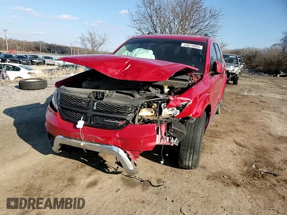 2018 Dodge Journey Crossroad with VIN 3C4PDDGG3JT387161, listed as a Copart auction lot 44613065 with Not Provided miles and Salvage Title. Bid and sale history available at DreamBid. Image 12.