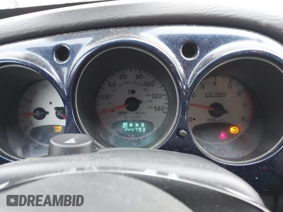 2004 Chrysler PT Cruiser GT with VIN 3C8FY78G34T350839, listed as a IAAI auction lot 41787073 with 144,793 mi miles and . Bid and sale history available at DreamBid. Image 7.