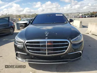2023 Mercedes-Benz S-Class S 580 with VIN W1K6G7GB2PA169565, listed as a Copart auction lot 85590864 with 19,951 mi miles and Salvage Title. Bid and sale history available at carsss.com. Image 5.
