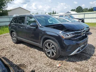 2022 Volkswagen Atlas SEL with VIN 1V2BR2CA1NC560810, listed as a Copart auction lot 63440665 with 54,121 mi miles and Salvage title. Bid and sale history available at DreamBid. Image 4.