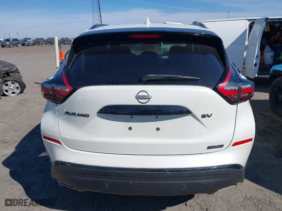 2023 Nissan Murano SV with VIN 5N1AZ2BJXPC105841, listed as a IAAI auction lot 41851868 with 57,212 mi miles. Bid and sale history available at carsss.com. Image 17.