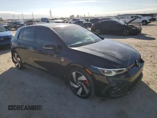 2022 Volkswagen Golf GTI SE with VIN WVWN87CD4NW153426, listed as a Copart auction lot 42618845 with 18,243 mi miles and Non Repairable. Bid and sale history available at carsss.com. Image 4.
