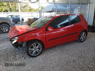2007 Volkswagen Rabbit with VIN WVWAR71K97W054648, listed as a Copart auction lot 73128284 with 133,455 mi miles and Salvage Title. Bid and sale history available at carsss.com. Image 1.
