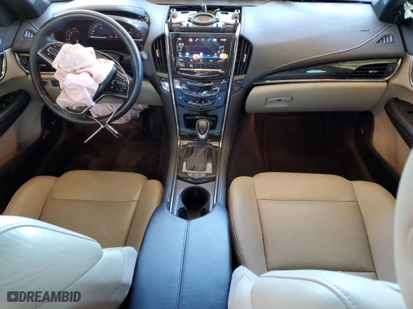 2017 Cadillac ATS Sedan Luxury RWD with VIN 1G6AB5RX4H0157525, listed as a Copart auction lot 84537984 with 85,942 mi miles and Salvage Title. Bid and sale history available at carsss.com. Image 8.