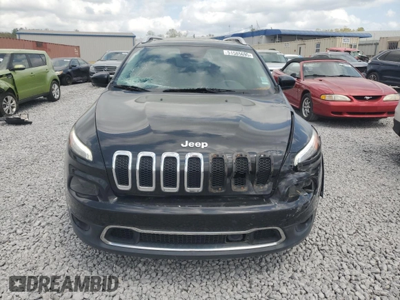2015 Jeep Cherokee Limited with VIN 1C4PJLDS6FW553847, listed as a Copart auction lot 51585695 with 87,929 mi miles and Clean Title. Bid and sale history available at DreamBid. Image 5.