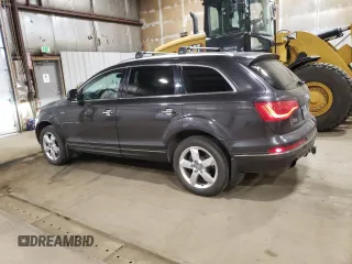 2013 Audi Q7 Premium Plus с VIN WA1LGAFE7DD012060, выставлен на аукционе Copart как лот 61245455 с пробегом 95 833 миль миль и Списание • Salvage title. История ставок и продаж доступна на DreamBid. Изображение 2.