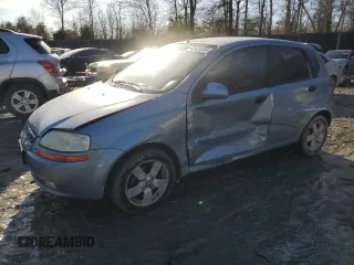 2008 Chevrolet Aveo LS with VIN KL1TD66678B001668, listed as a Copart auction lot 42423035 with 107,500 mi miles and Salvage Title. Bid and sale history available at DreamBid. Image 1.