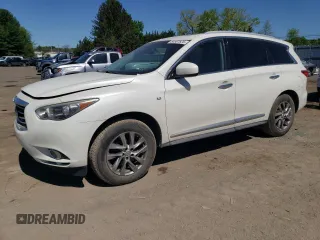 2015 Infiniti QX60 z VIN 5N1AL0MM5FC543775, wystawiony jako Copart lot #54587625 z przebiegiem 122 778 mil mil oraz Szkody całkowita. Historia ofert i sprzedaży dostępna na DreamBid. Obrazek 1.