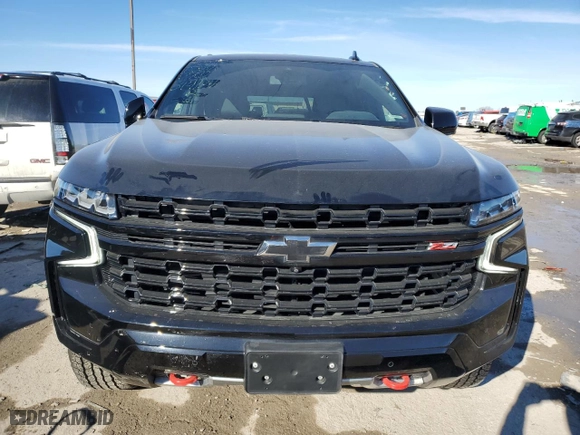 2023 Chevrolet Tahoe Z71 with VIN 1GNSKPKD7PR314124, listed as a Copart auction lot 42380715 with 25,682 mi miles and Salvage Title. Bid and sale history available at carsss.com. Image 5.