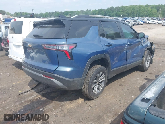 2025 Chevrolet Equinox FWD LT with VIN 3GNAXHEG1SL178520, listed as a IAAI auction lot 42148692 with 5,345 mi miles and . Bid and sale history available at DreamBid. Image 4.