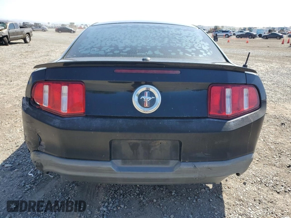 2011 Ford Mustang V6 with VIN 1ZVBP8AM6B5125933, listed as a Copart auction lot 54774485 with 188,425 mi miles and Salvage title. Bid and sale history available at DreamBid. Image 6.