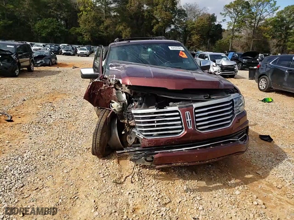 2016 Lincoln Navigator Select with VIN 5LMJJ2HT5GEL06614, listed as a Copart auction lot 42925325 with 107,547 mi miles and Salvage Title. Bid and sale history available at carsss.com. Image 12.