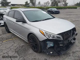 2016 Hyundai Sonata 2.4L Sport with VIN 5NPE34AF9GH374210, listed as a IAAI auction lot 41871957 with 170,044 mi miles. Bid and sale history available at carsss.com. Image 1.
