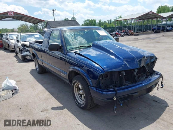 2003 Chevrolet S-10 LS with VIN 1GCCS19X038131836, listed as a IAAI auction lot 42181268 with 123,217 mi miles and . Bid and sale history available at DreamBid. Image 1.