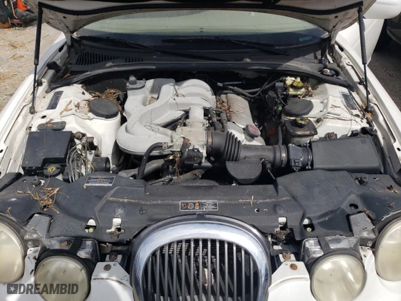 2002 Jaguar S-Type V6 with VIN SAJDA01N72FM21854, listed as a Copart auction lot 75503554 with 0 mi miles and Salvage Title. Bid and sale history available at carsss.com. Image 11.