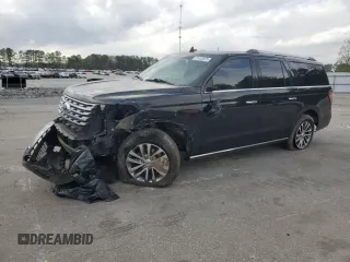 2018 Ford Expedition Max Limited with VIN 1FMJK2AT0JEA23409, listed as a Copart auction lot 51453625 with 117,003 mi miles and Salvage title. Bid and sale history available at DreamBid. Image 1.