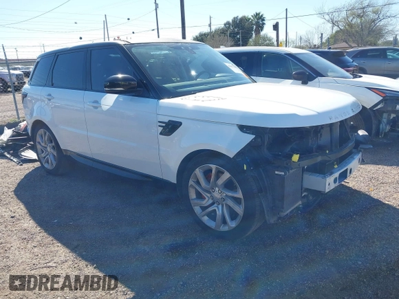 2019 Land Rover Range Rover Sport HSE with VIN SALWR2RV0KA416615, listed as a IAAI auction lot 41657296 with 83,027 mi miles and . Bid and sale history available at DreamBid. Image 1.