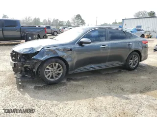 2020 Kia Optima LX with VIN 5XXGT4L37LG396790, listed as a Copart auction lot 48755135 with 104,537 mi miles and Salvage Title. Bid and sale history available at carsss.com. Image 1.